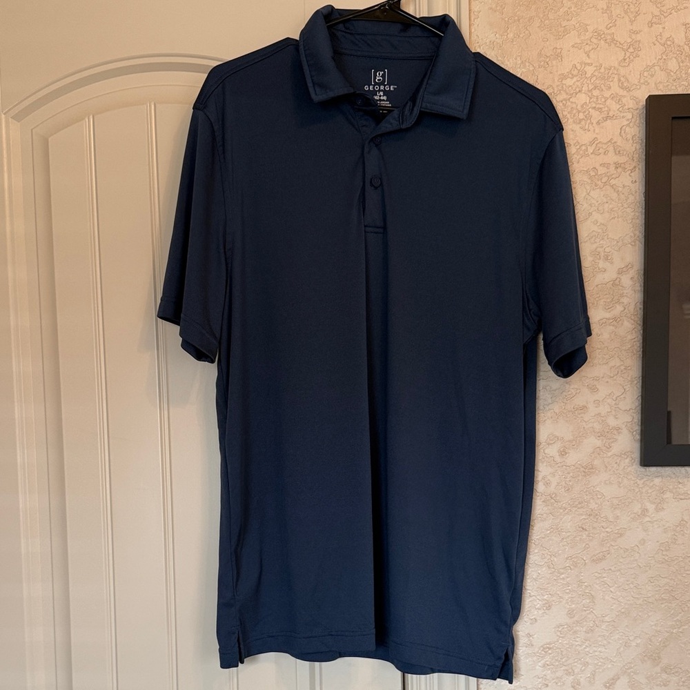 George Men's Deep Blue Polo Shirt